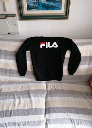 Felpa nera FILA, merk: FILA, staat: Heel goed, maat: XS / 34 / 6, € 15,00, € 16,45 inclusief Kopersbescherming