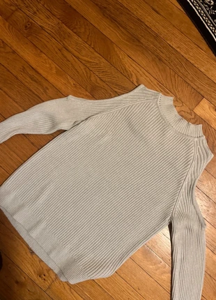 pull épaules dénudées gris T36, marque: H&M, état: Très bon état, taille: S / 36 / 8, 5,99 €, 6,99 € Protection acheteurs incluse