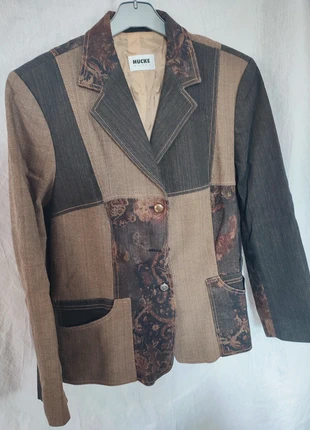 Veste tailleur, marca: Hucke, estado: Muito bom, tamanho: XXXL / 46 / 18, €5.00, €5.95 inclui Proteção do Comprador