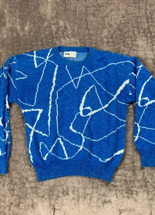 Pull Col Rond Bleu et Blanc Vintage, marque: Vintage Dressing, état: Satisfaisant, taille: M / 38 / 10, 9,99 €, 11,19 € Protection acheteurs (Pro) incluse