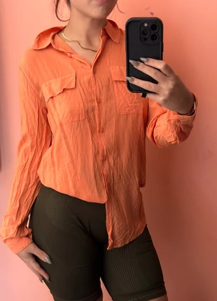 Chemise corail, brand: United Colors of Benetton, condition: Good, size: M / 38 / 10, €5.00, €5.95 includes Buyer Protection