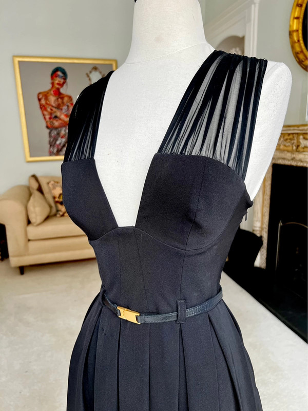 Black halo black dress online