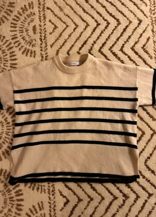 Pull Bershka beige et noir en taille XS, marca: Bershka, estado: Muy bueno, tamaño: XS / 34 / 6, 8,00 €, 9,10 € Protección al comprador incluida