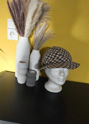 Chapeau élégant vintage à carreaux automne classique 🍁, marque: Chapeau, état: Très bon état, taille: Taille unique, 15,00 €, 16,45 € Protection acheteurs incluse