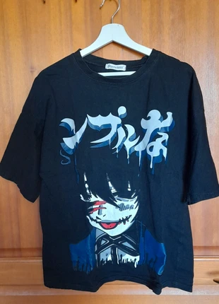 T-shirt oversize, merk: YesStyle, staat: Heel goed, maat: M, € 4,00, € 4,90 inclusief Kopersbescherming