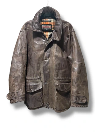 Veste en cuir Véritable en Croûte de Vachette Nubuck Gras 72 Chevignon Marron Taille XL Homme, brand: Chevignon, condition: Very good, size: XL, €40.00, €42.70 includes Buyer Protection