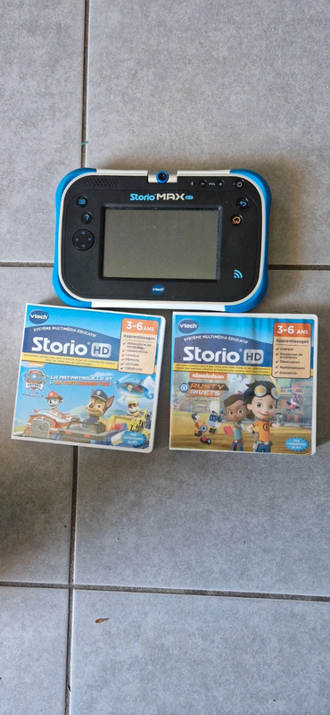 VTECH - Console Storio Max 2.0 5 Bleue - Tablette Éducative Enfant