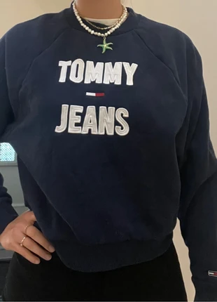 Navy Tommy Jeans sweater, marca: Tommy Jeans, estado: Nuevo sin etiquetas, tamaño: M / 38 / 10, 25,00 €, 26,95 € Protección al comprador incluida