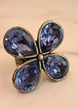 Bague réglable pierre améthyste, marca: Philippe Ferrandis, estado: Muito bom, tamanho: Ajustável, €40.00, €42.70 inclui Proteção do Comprador