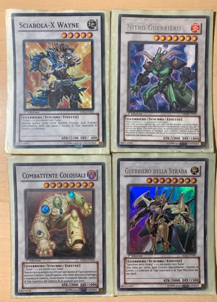 4 Carte Syncron Yu-Gi-Oh., marca: Yu-Gi-Oh!, estado: Muy bueno, tamaño: Talla única, 6,99 €, 8,04 € Protección al comprador incluida