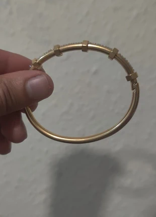 Golden Crystal Open Bangle, brand: Silver, condition: New with tags, £6.00, £7.00 includes Buyer Protection