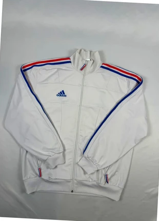 Veste adidas France jo blanc vintage 2006 - L, marque: adidas, état: Très bon état, taille: L, 30,00 €, 32,20 € Protection acheteurs incluse