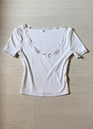 Top/ t-shirt blanc taille XS/34, brand: ardene, condition: Very good, size: XS / 34 / 6, €4.00, €4.90 includes Buyer Protection