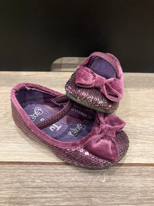 Girls purple deals party shoes