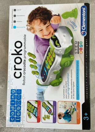 Robot éducatif programmable Croko – Apprendre à coder dès 3 ans !, merk: Clementoni, staat: Heel goed, maat: 3 jaar / 98 cm, € 22,00, € 23,80 inclusief Kopersbescherming