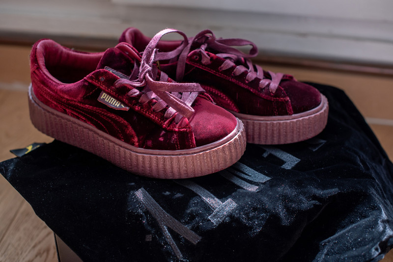 Puma by top rihanna homme bordeaux