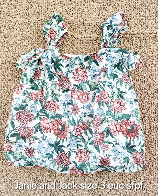 Janie and Jack Girl Floral Top 1