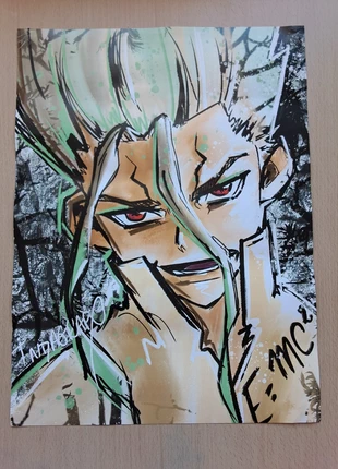 Poster Dr. Stone (30x42 cm), marca: convention, estado: Bueno, 2,00 €, 2,80 € Protección al comprador incluida