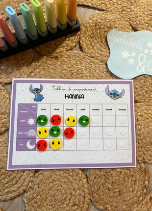Tableau de comportement avec pièces à scratch, brand: Stitch, condizioni: Ottime, taglia: 4 anni / 104 cm, €8.00, €9.10 include la Protezione acquisti Pro