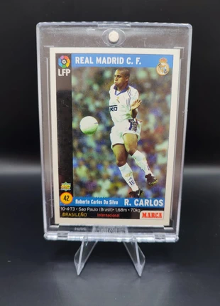 Roberto Carlos Real Madrid Mundicromo Marca, brand: Mundicromo, condizioni: Ottime, €3.00, €3.85 include la Protezione acquisti