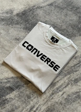 T-shirt Converse blanc logo noir classique S, marque: Converse, état: Très bon état, taille: S, 14,00 €, 15,40 € Protection acheteurs (Pro) incluse