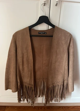 Veste à frange, marca: Boutique Parisienne, estado: Muito bom, tamanho: M / 38 / 10, €5.00, €5.95 inclui Proteção do Comprador