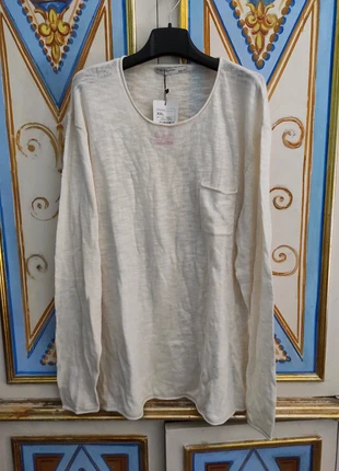 Maglione leggero panna, Piazza Italia man. Taglia XXL, merk: Piazza Italia, staat: Nieuw met prijskaartje, maat: XXL, € 8,00, € 9,10 inclusief Kopersbescherming
