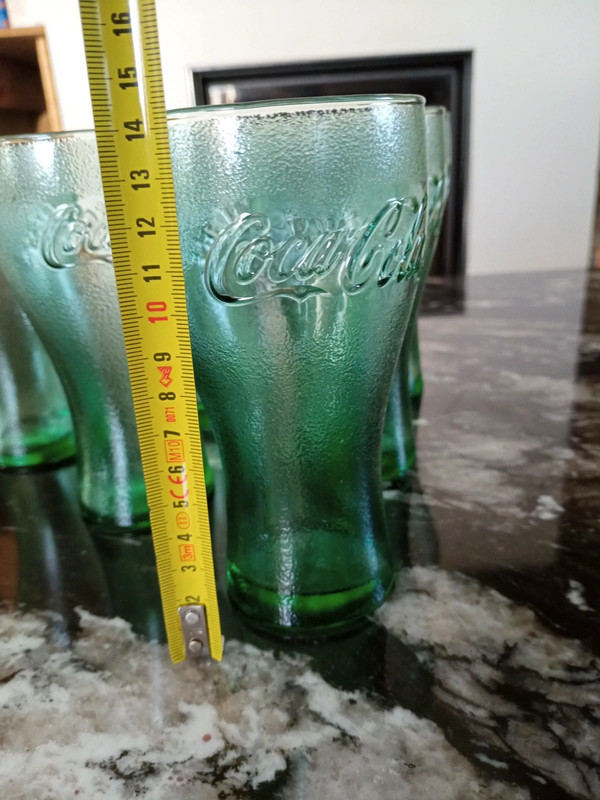Lot de 6 verres Coca-Cola 2015