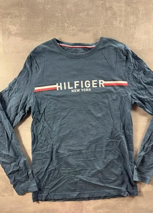 T-shirt Tommy Hilfiger New York homme manche longue logo brodé vintage y2k - S, marke: Tommy Hilfiger, zustand: Sehr gut, größe: S, 16,90 €, 18,45 € inklusive Vinted-Käuferschutz