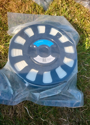 White 3d printer filament reel, brand: robox, condition: New with tags, £15.00, £16.45 includes Buyer Protection