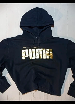 Felpa donna Puma crop S nera black sweatshirt sporty casual street style comfy fit, marque: Puma, état: Très bon état, taille: S / 36 / 8, 6,40 €, 7,42 € Protection acheteurs incluse
