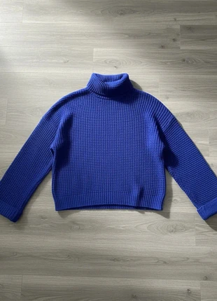 Pull col roulé bleu cobalt, brand: bleod, condition: Very good, size: M / 38 / 10, €54.99, €58.44 includes Buyer Protection