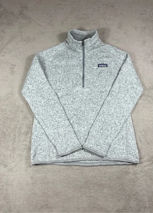 Polaire en 1/4 zip grise Patagonia Better Sweater femme taille M, merk: Patagonia, staat: Heel goed, maat: M / 38 / 10, € 49,00, € 52,15 inclusief Kopersbescherming Pro