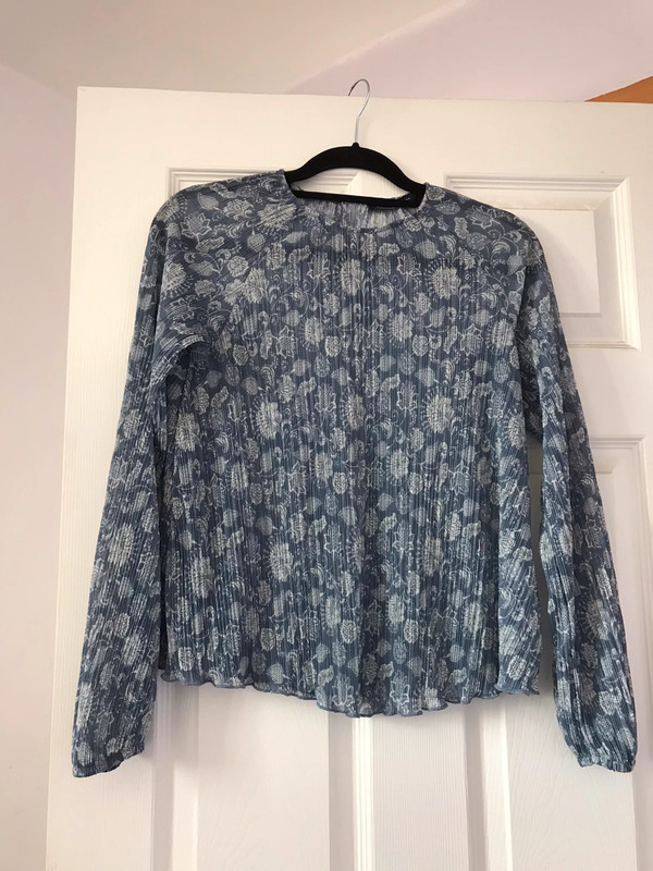 NWT M&S Blue Mix Top Size 10