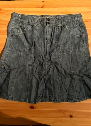 Jupe en jean, merk: Mexx Jeans, staat: Heel goed, maat: L / 40 / 12, € 6,00, € 7,00 inclusief Kopersbescherming