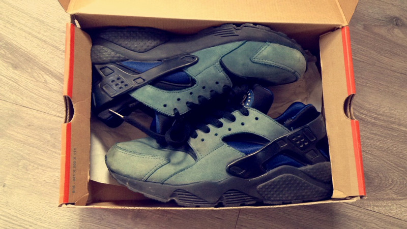 Nike air huarache kind of (slate) sale blue