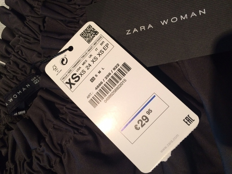 Jupe Zara kaki XS 3