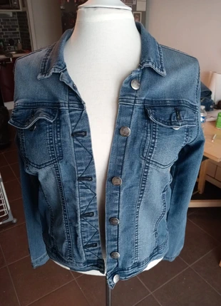 Veste en jean, marque: Casual, état: Très bon état, taille: L / 40 / 12, 5,00 €, 5,95 € Protection acheteurs incluse