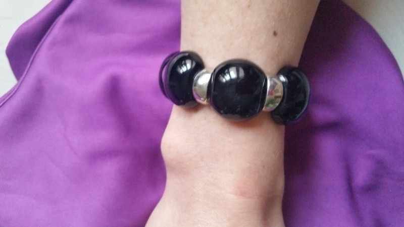 Bracelet élastique noir 3