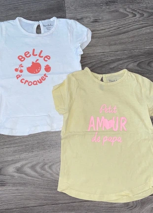 Lot 2 tee-shirts , marke: Kimbaloo, zustand: Sehr gut, größe: 12-18 Monate / 80, 4,00 €, 4,90 € inklusive Vinted-Käuferschutz