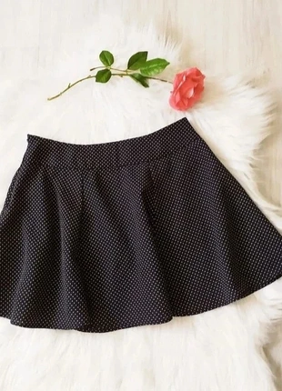 Jupe patineuse vintage à petits pois rétro chic taille 34 avec doublure, condizioni: Nuovo con cartellino, taglia: XS / IT 38 / EU 34, €5.00, €5.95 include la Protezione acquisti