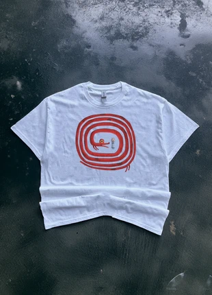 T-shirt vintage graphic tee boxy snake, marca: Graphic Tee, estado: Muito bom, tamanho: M, €9.99, €11.19 inclui Proteção do Comprador Pro