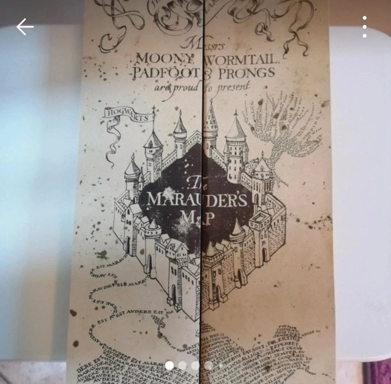 Mappa del Malandrino Harry Potter originale