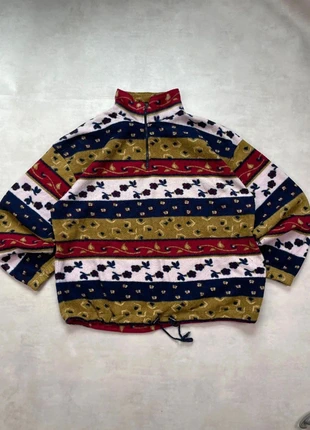 Vintage Patterned Fleece Pullover Marcel Clair XL, marke: Vintage Dressing, zustand: Gut, größe: XL, 25,00 €, 26,95 € inklusive Vinted-Käuferschutz