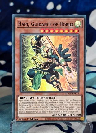 Hapi, Guidance of Horus - 1st Edition - Super Rare, brand: Yu-Gi-Oh!, condition: New without tags, £2.00, £2.80 includes Buyer Protection