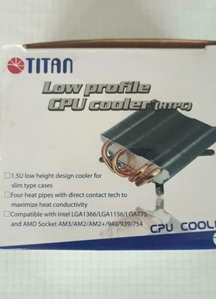 Titan TTC-NC25TZ/HS low profile CPU cooler AMD/Intel, merk: Titan, staat: Nieuw zonder prijskaartje, € 19,50, € 21,18 inclusief Kopersbescherming Pro