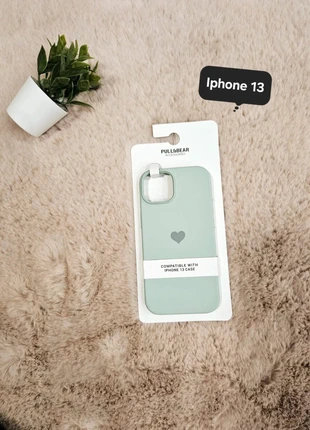 Coque gsm IPhone 13 vert cœur neuf, marca: Primark, estado: Muito bom, €6.50, €7.53 inclui Proteção do Comprador
