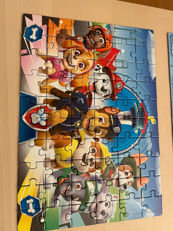 4 puzzles Pat patrouille 4