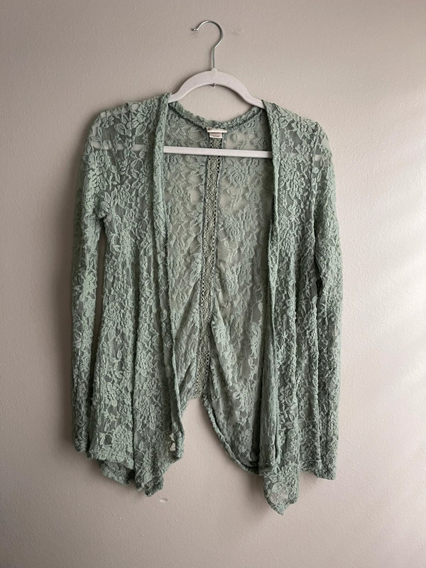 Daytrip lace cardigan sweater 1