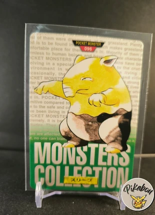 Pokemon Monster collection Carddass Soporifik (Drowzee) 096, brand: Pokémon, condition: Very good, €8.00, €9.10 includes Buyer Protection Pro